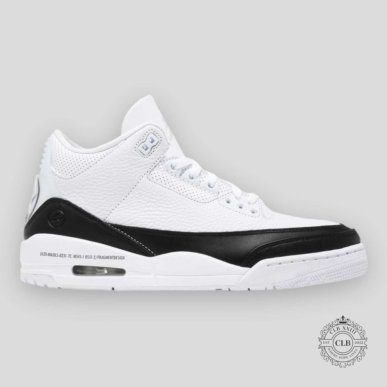 Air Jordan 3 Retro x Fragment Design
