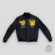 Off-White Vars Cat Leather Jacket - Grey
