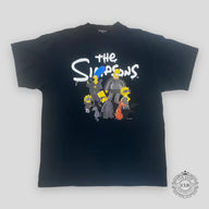 Balenciaga 'the Simpsons' Oversized Tee - Black