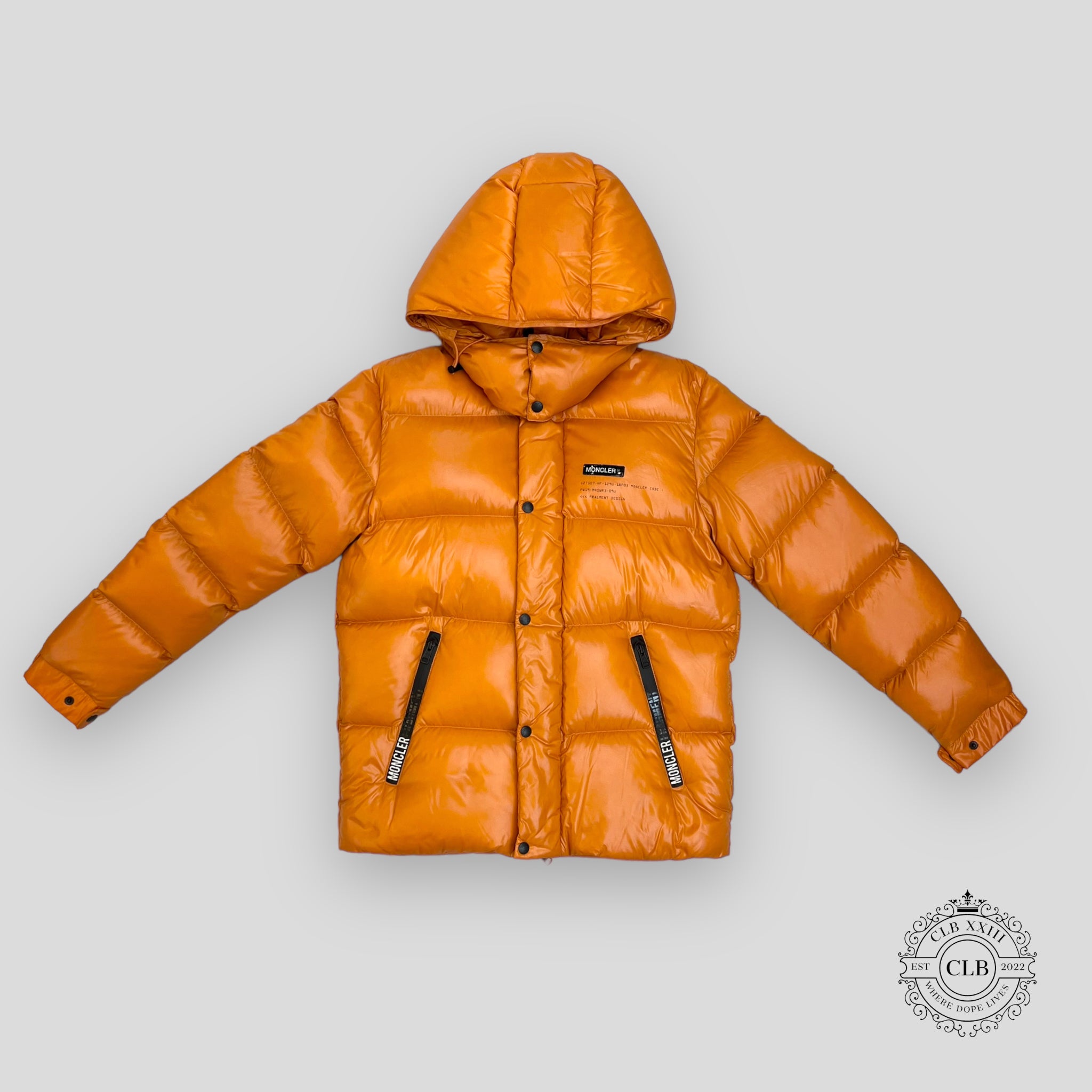 MONCLER FRAGMENT HIROSHI FUJIWARA HANRIOT JACKET - ORANGE