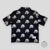 Amiri All Over Skull Shirt in Black
