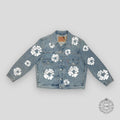 Denim Tears X Levi Type II Wreath Denim Jacket in Light Wash