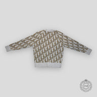 Dior Oblique Knit Cardigan - Grey