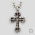 Chrome Hearts Diamond Embellished Tiny Filigree Pendant