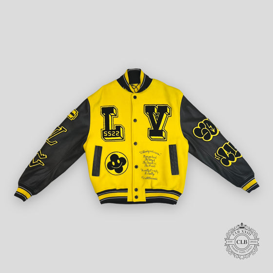 LOUIS VUITTON SS22 VARSITY JACKET - YELLOW/BLACK — authenticated Louis Vuitton at CLB XXIII