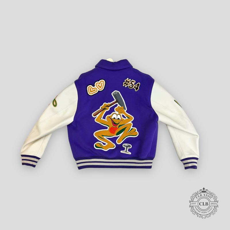 Louis Vuitton Runaway Frog Varsity Jacket