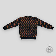 Louis Vuitton Monogram Knit Sweater - Grey/Orange
