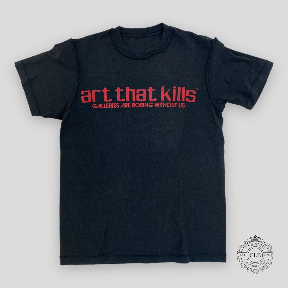 GALLERY DEPT. ART THAT KILLS REVERSIBLE TEE - BLACK