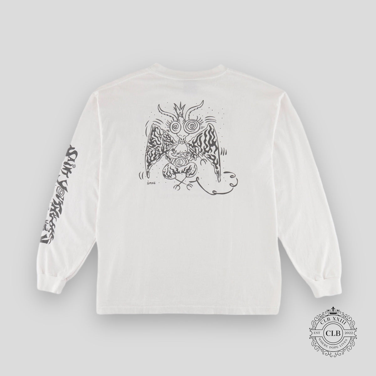 SAINT MICHAEL DIVINE INTERVENTION LONG SLEEVED SHIRT - WHITE