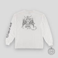 SAINT MICHAEL DIVINE INTERVENTION LONG SLEEVED SHIRT - WHITE