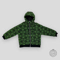 LOEWE ANAGRAM JACQUARD FLEECE - GREEN/BLACK