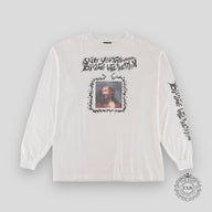 SAINT MICHAEL DIVINE INTERVENTION LONG SLEEVED SHIRT - WHITE