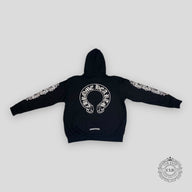 Chrome Hearts Horseshoe Hoodie - Black/White