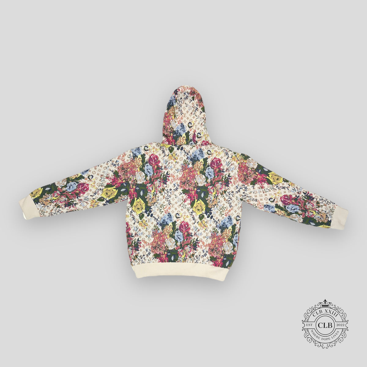 LOUIS VUITTON FLOWER GRAPHIC HOODIE - MULTICOLOR