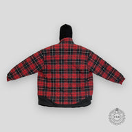 BALENCIAGA AW16 TRIPLE LAYERED JACKET - RED/BLACK