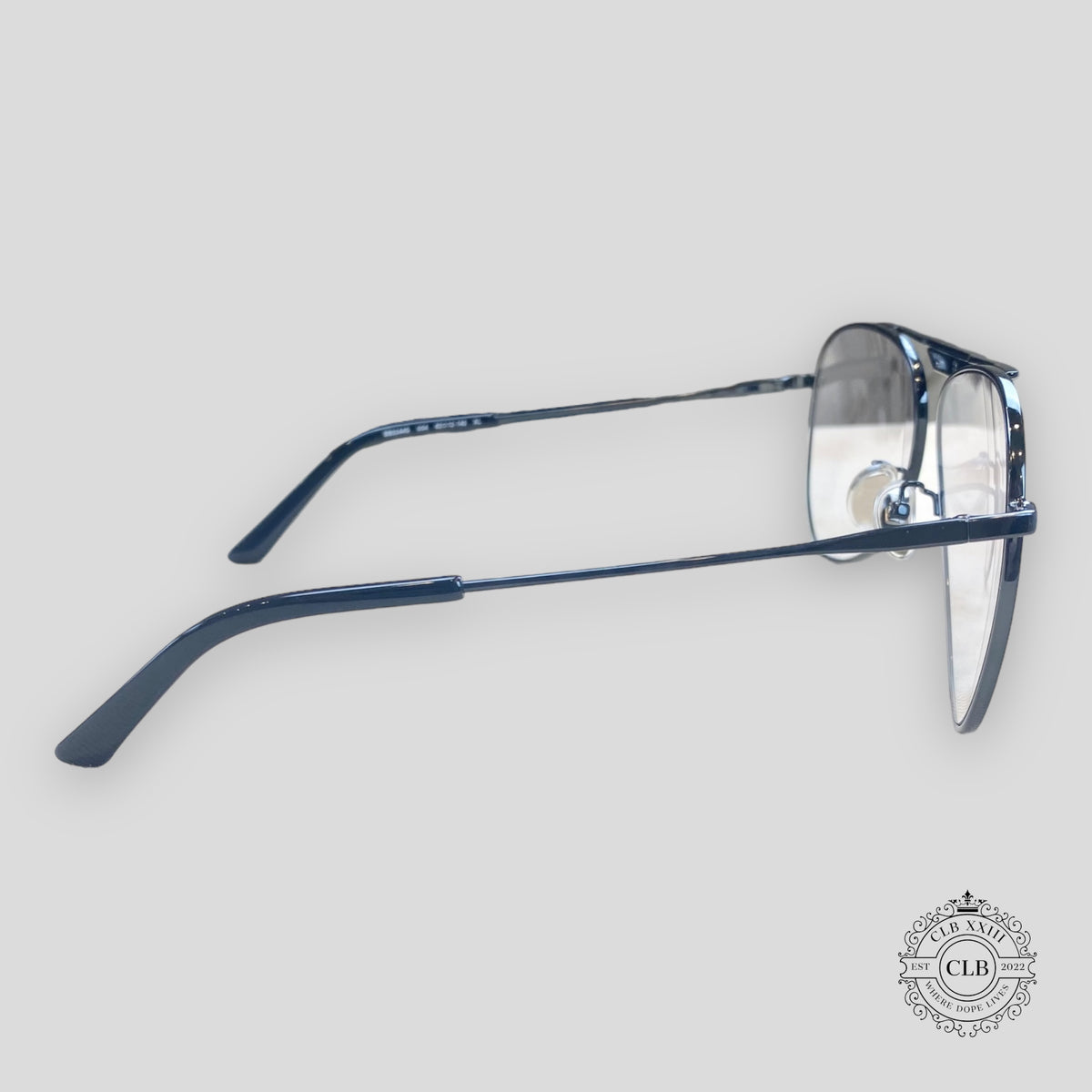 BALENCIAGA AVIATOR SUNGLASSES - CLEAR LENS