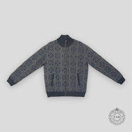 Louis Vuitton Zip Through Monogram Flower Jacket - Grey