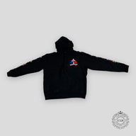 Chrome Hearts Cemetery Cross Hoodie in Black/Multicolor