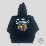 Balenciaga x the Simpsons Oversized Hoodie in Black
