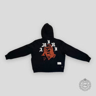 AMIRI WES LANG SOLAR KINGS ZIP HOODIE - BLACK