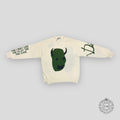 Dior Cactus Jack Oversized Ecru Wool Knit in White