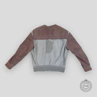 Dior Cactus Jack Leather Blouson in Grey
