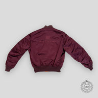 Balenciaga Mode Bomber in Maroon