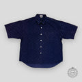 Dior Denim Logo Work Button Up - Blue