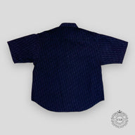 Dior Denim Logo Work Button Up - Blue