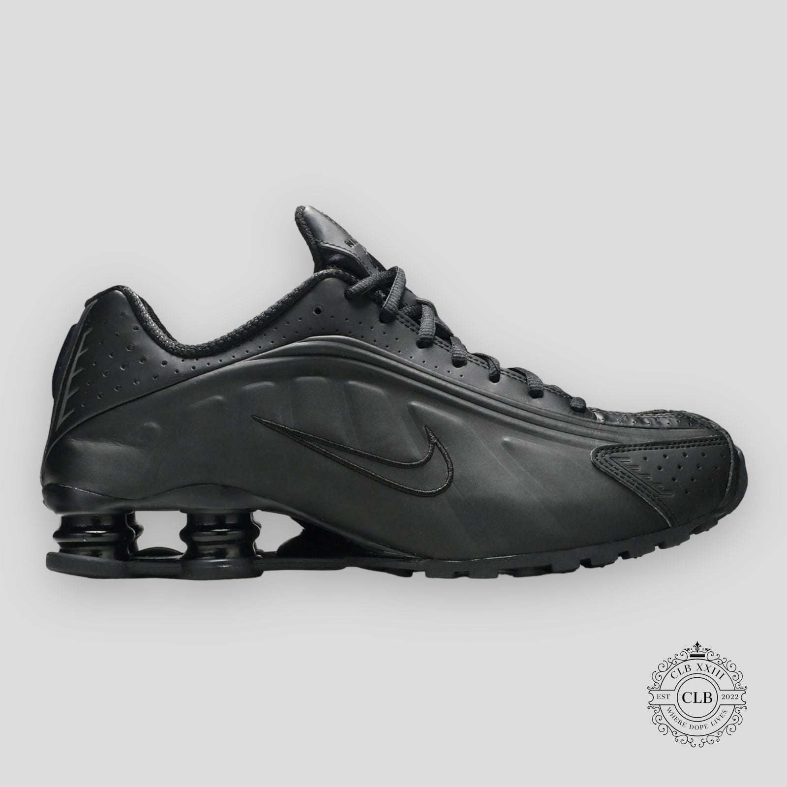 Nike Shox R4 Triple Black