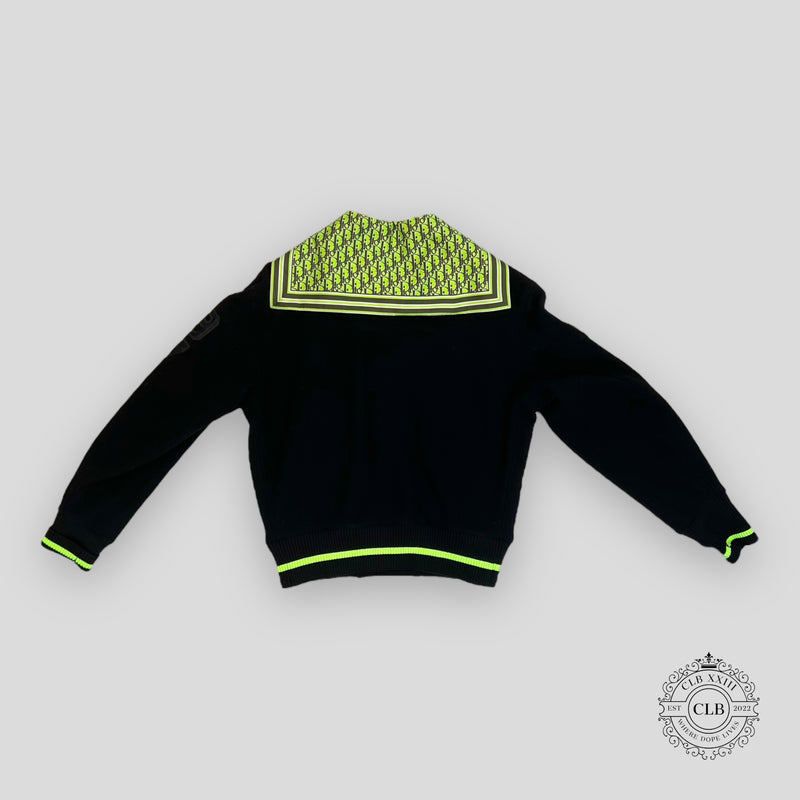 DIOR CACTUS JACK BASEBALL JACKET - GREEN