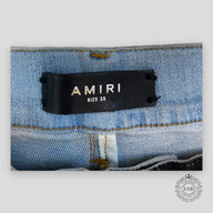 AMIRI SLIT KNEE JEANS - PIGMENT INDIGO