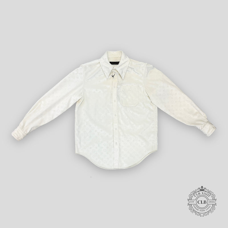 Louis Vuitton Classic Button Up Shirt in White