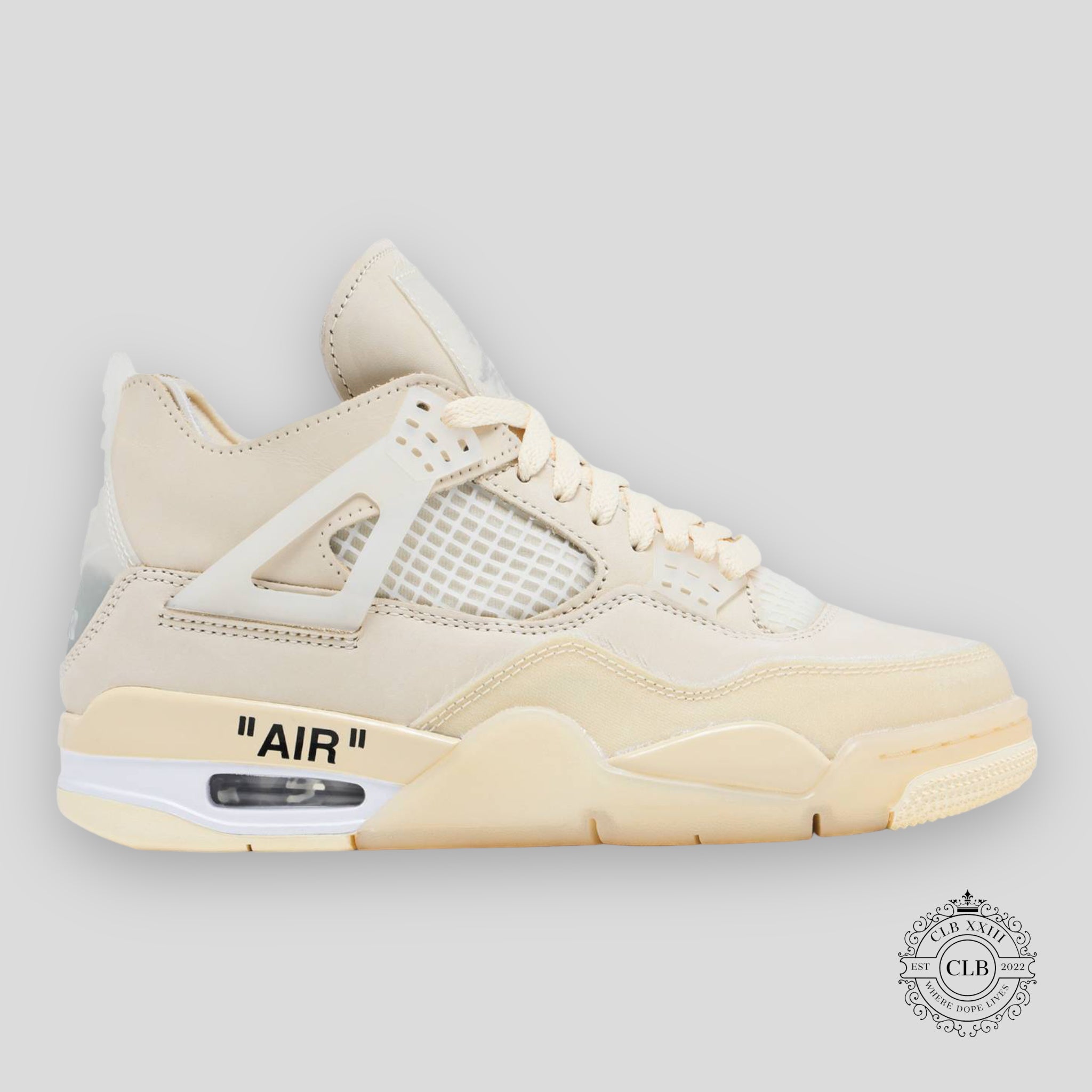 AIR JORDAN 4 RETRO (W) X OFF WHITE "SAIL"