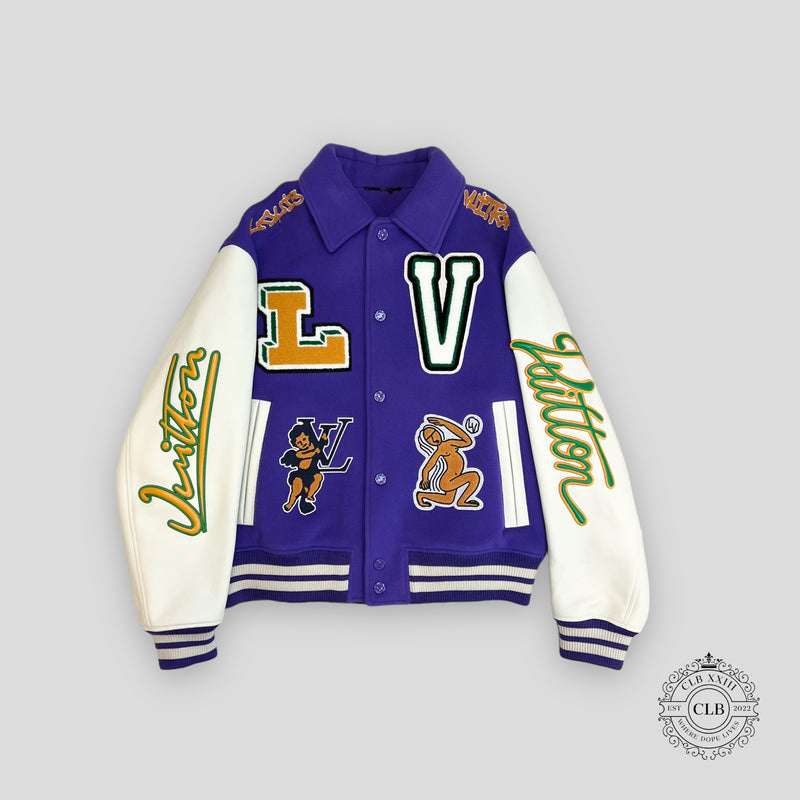 Louis Vuitton Runaway Frog Varsity Jacket