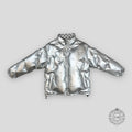 Louis Vuitton Reversible Monogram Puffer Jacket in Silver