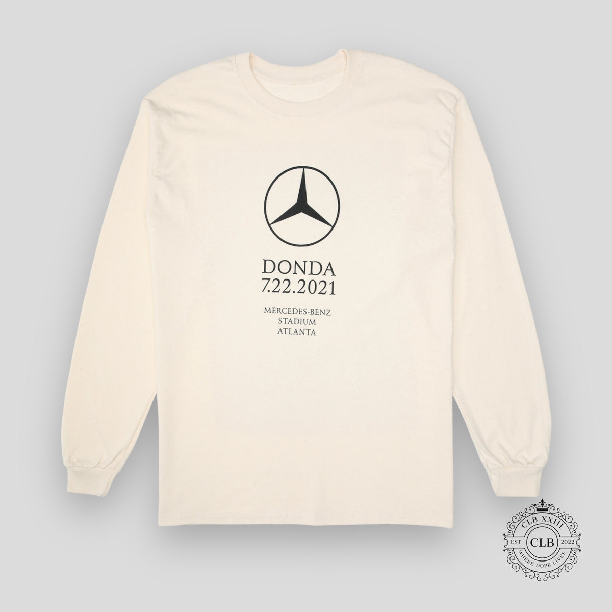 KANYE WEST DONDA LONG SLEEVE TEE - WHITE