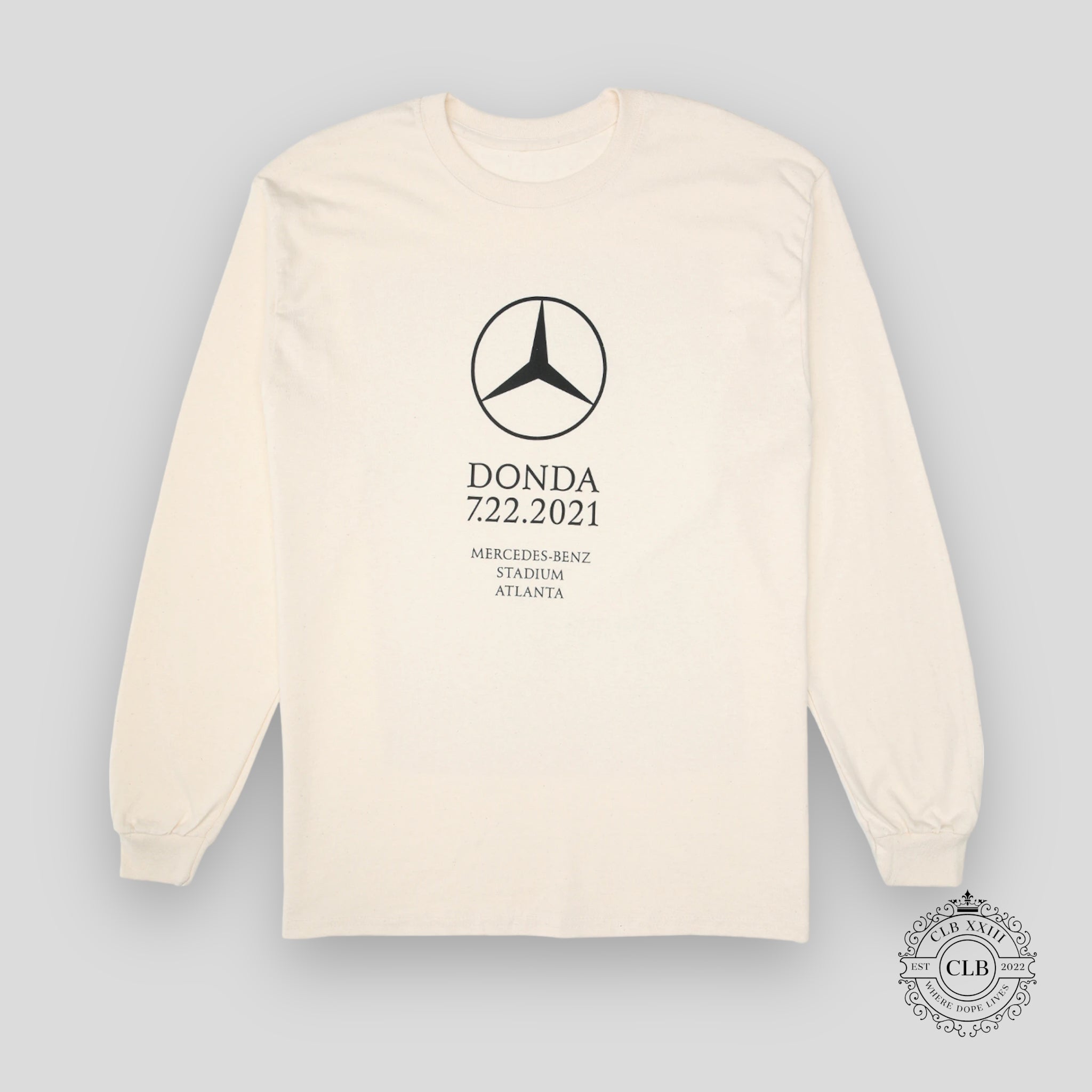 KANYE WEST DONDA LONG SLEEVE TEE - WHITE