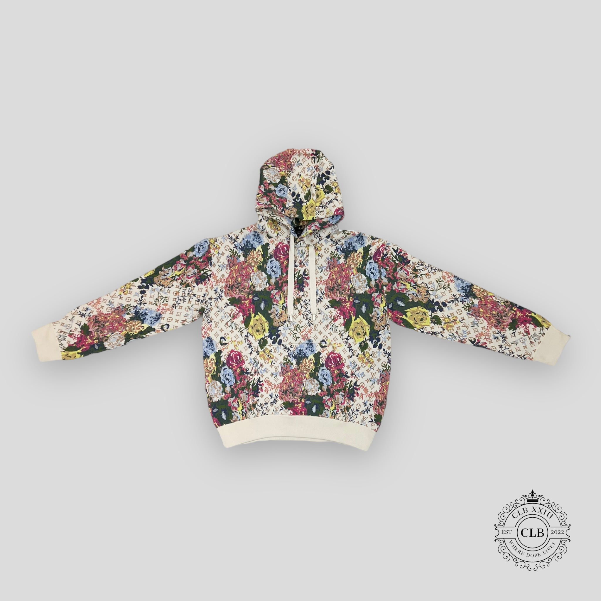 LOUIS VUITTON FLOWER GRAPHIC HOODIE - MULTICOLOR